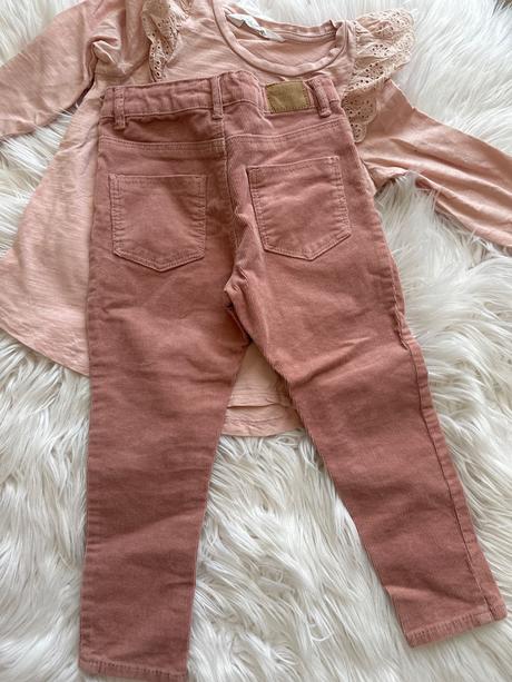 Menčestrové nohavice zara, zara,104