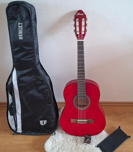 Blond cl-34 3/4 klasická gitara top stav,