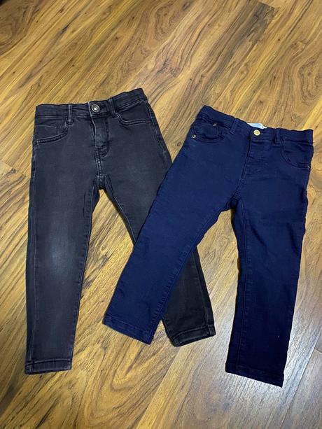 Čierne slimkové rifle zara, zara,110