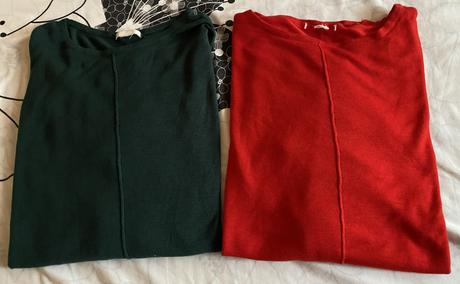 Dvojpack - dámsky tenší sveter h&m v. xl/xxl, h&m,xl