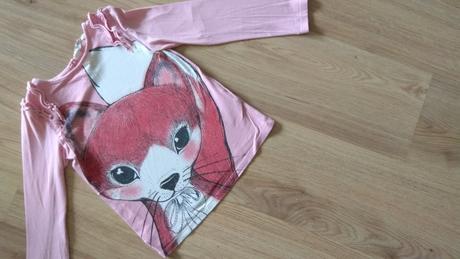 Tričko s liskou, h&m,122