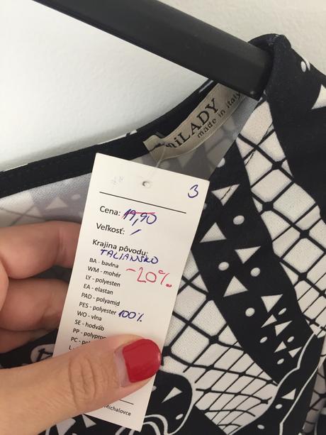 Predlžená blúzka  / tunika, s