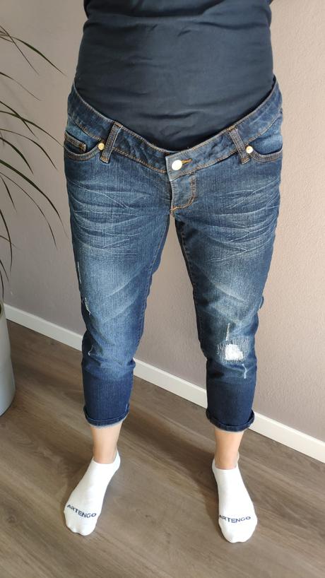 Tehotenské 7/8 rifle, bonprix,38