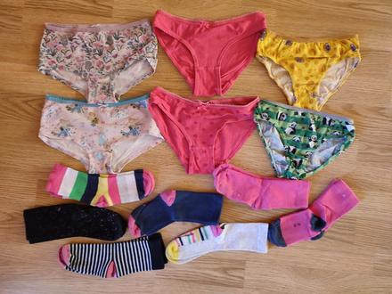 Spodné prádlo+ponozky, 116