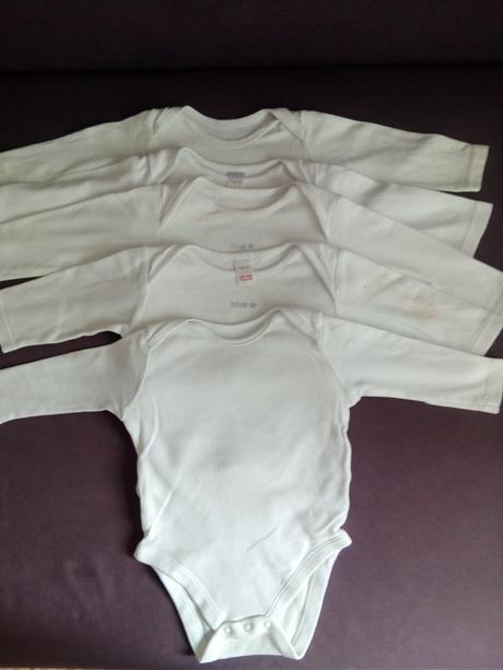 Balik 5 ks bodyciek s dlhym rukavom, 68–80