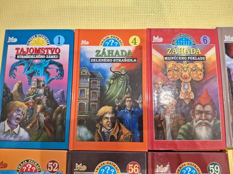 18 knih zo serie traja pátrači, 