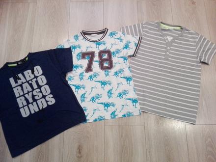 Chlapcenske tricka 3ks, pepco,116