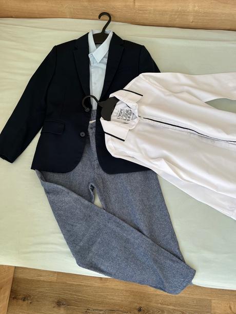 Sako plus nohavice, h&m,134