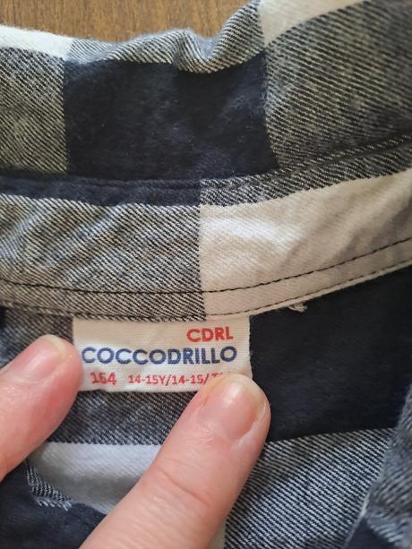 Nenosena chlapcenska flanelova kosela v. 164, coccodrillo,164