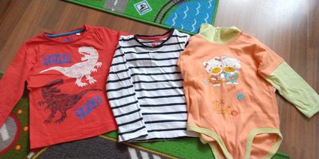 Tričká dlhý rukáv veľ. 104, c&a,104