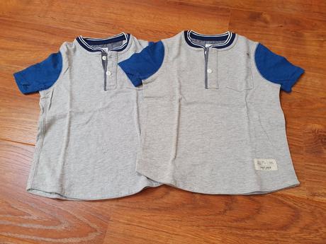 B904 tričká 2ks gap, rovnaké, 110