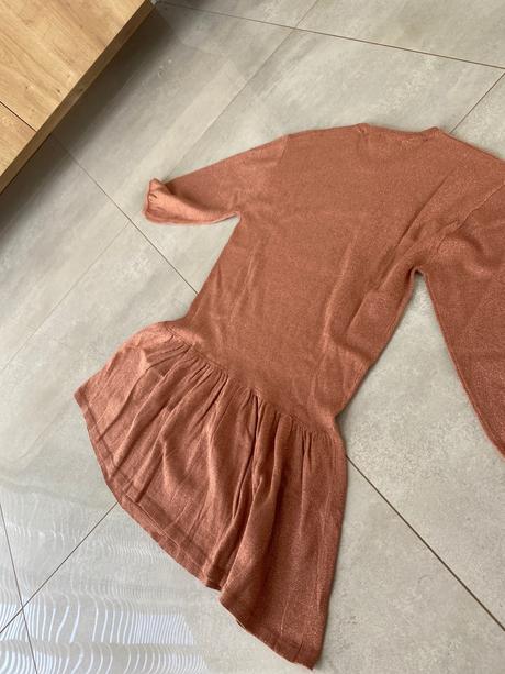 Pletené saty 134/140, h&m,134