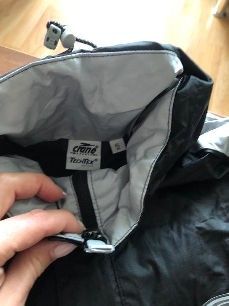 Prechodna bunda vo vrecku crane, xl