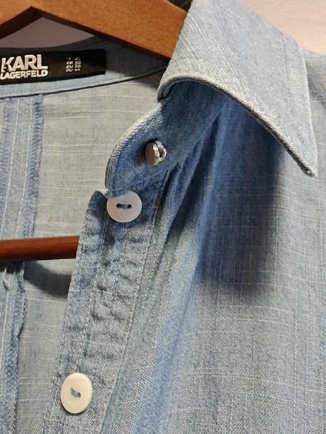 Karl lagerfeld originál košeľové šaty m/l, m