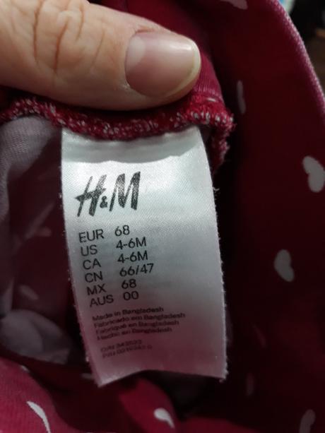 Nohavice vel.68, h&m,68