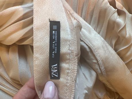 Plisovaná sukňa zara, zara,l