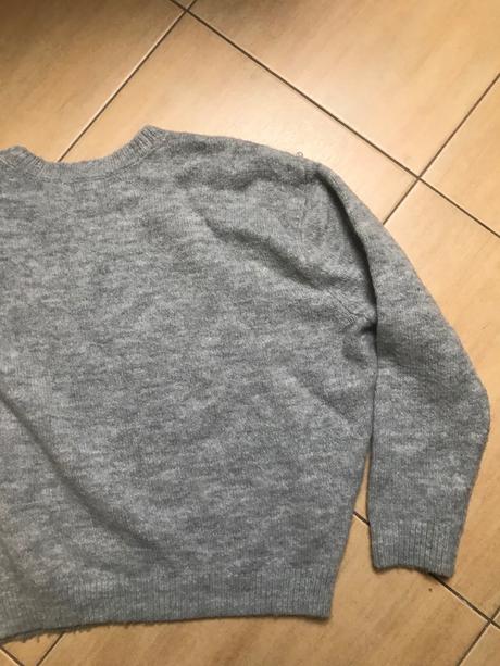 Sveter s koralikmi, h&m,146