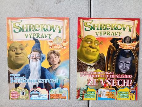 Časopisy shrek, 