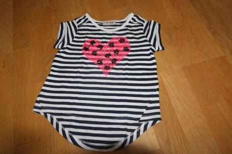 Tričko so srdiečkom, next,98