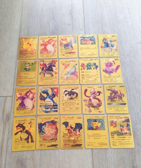 Zlaté pokémon karty, 