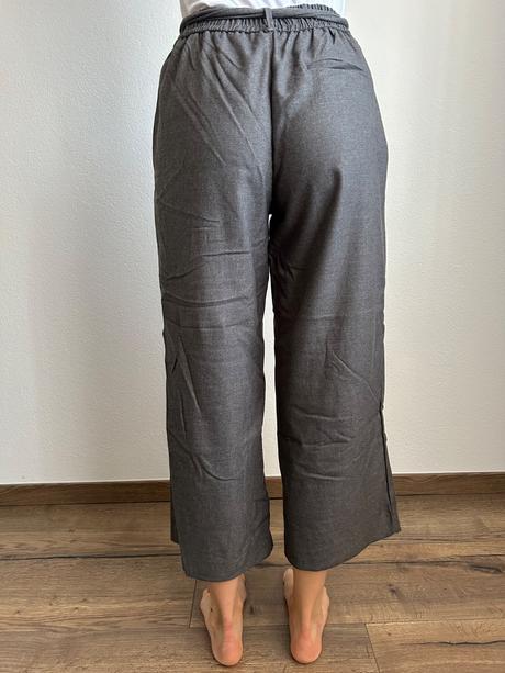 Voľné sivé nohavice, zara,m