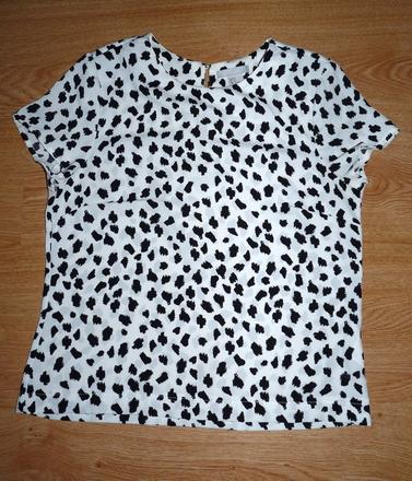 Čiernobiela blúzka, h&m,34