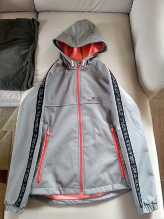 Dievčenská softvelova bunda, c&a,176