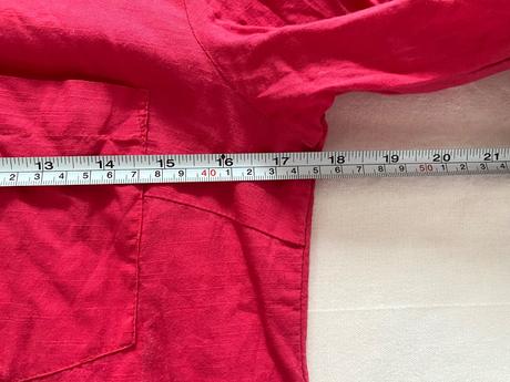 Bavlnená košeľa fuchsiovej farby, 36