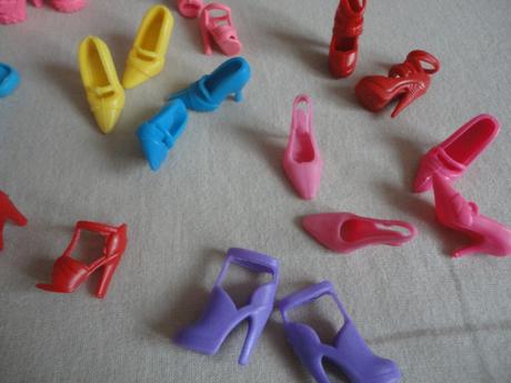 Topánky pre- barbie- 10párov, 