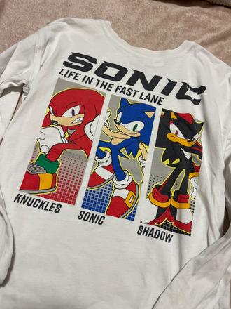 Tričko h&m sonic 134-140, h&m,134