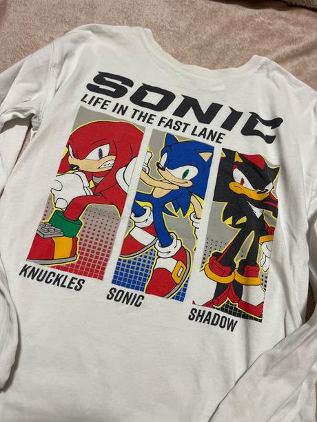 Tričko h&m sonic 134-140, h&m,134