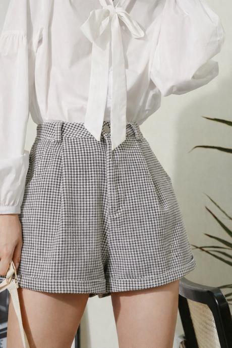 Zara kárované kraťasy, zara,xs