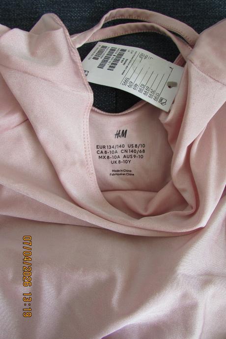 Krepove saty, h&m,134