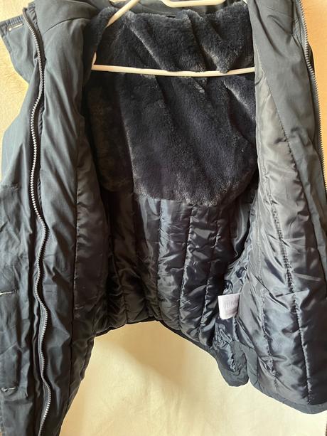 Tepla zimná bunda s kožušinkou, takko,38