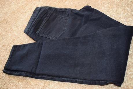 Nové elastické rifle skinny, h&m,34