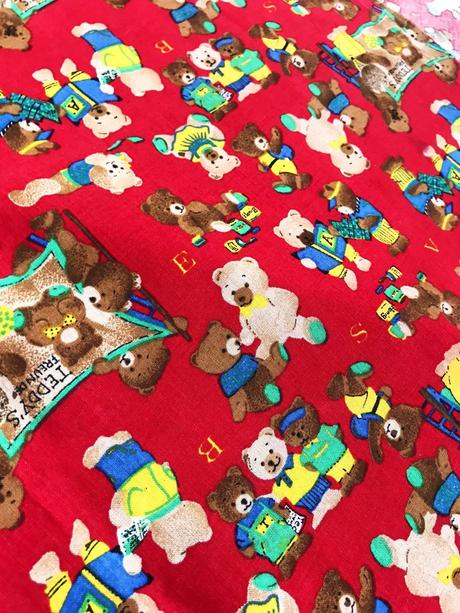 Bavln.poťah na obalenie detského matraca teddy,