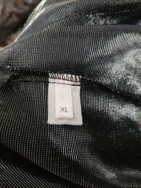 Lesklý priesvitný kardigán, xl