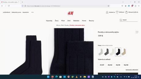 Ponožky členkové, 42