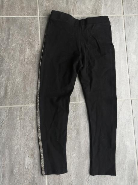 Elast.nohavice s ozdob. lampasami zara v152,11-12r, zara,152
