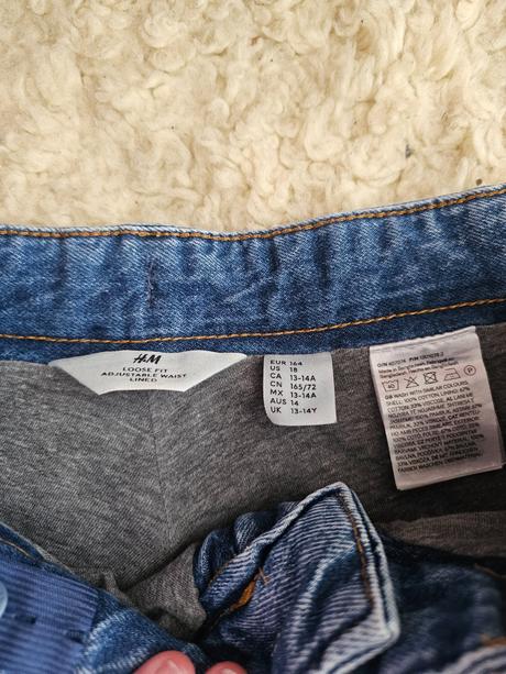 Zateplené rifle, h&m,164