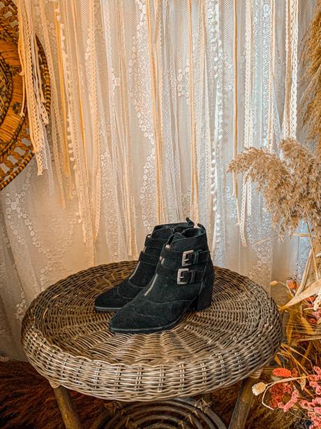 Topanky z brusenej kože na zips, zara,36