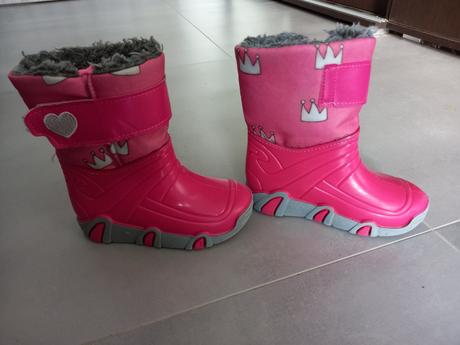 Zateplené gumáky, snehule č.25/26, 25