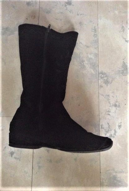 Semišové kožené čižmy 39/40, 39