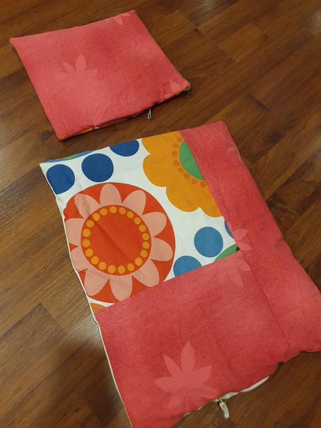 Vankúšik a paplón pre veľkú bábiku - obojstranný,