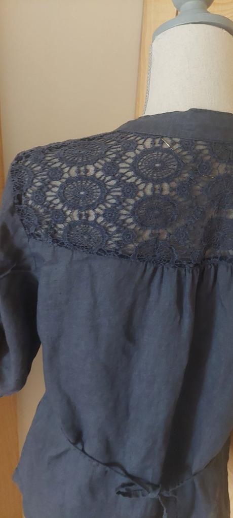 Ľanová blúzka tunika, m