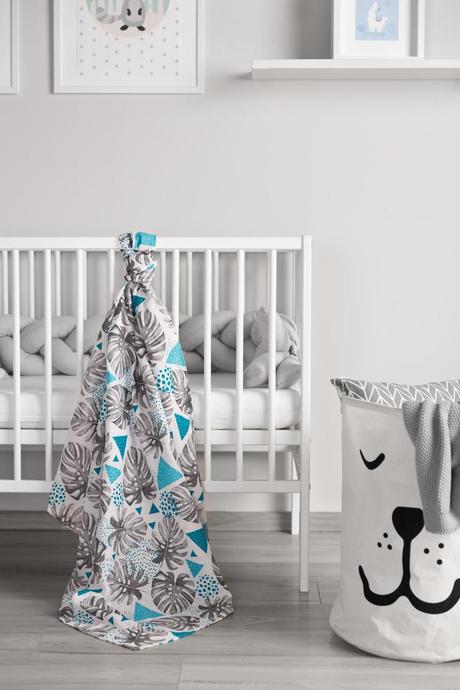 Sensillo mušelínová plienka lístie 120x120cm, 