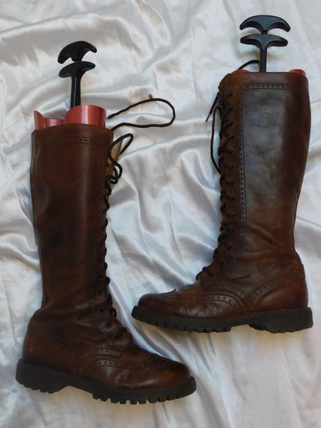 Starry luxusne kožene čižmy, 33