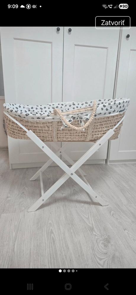Mojžišov kôš pre novorodenca, šírka (cm): 45,dĺžka (cm): 90