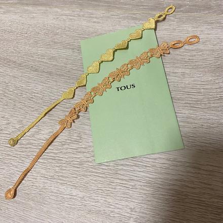 2x háčkovaný náramok,