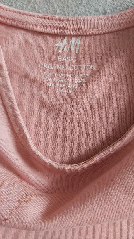 Šaty ligotavé jednorožce h&m 110/116, h&m,110